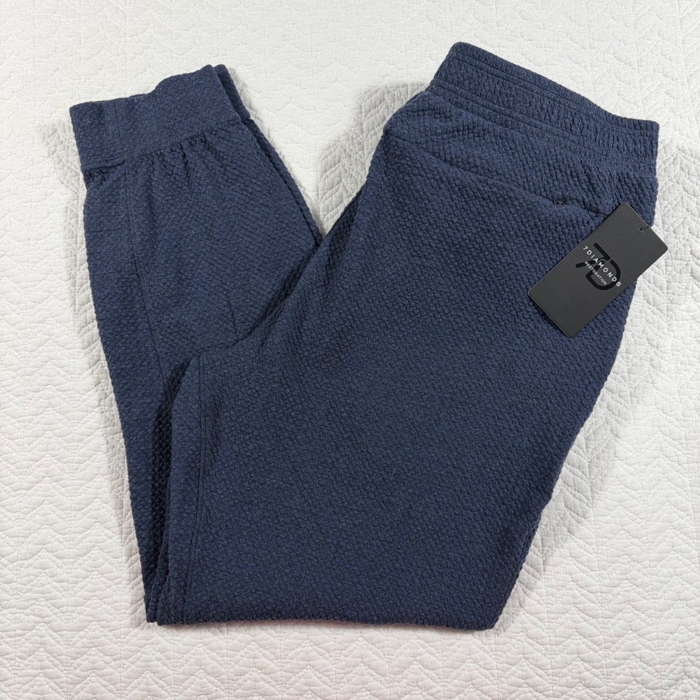 NWT 7 Diamonds Men XXL Navy Restoration Performance Jogger Pants 4 Way Stretch